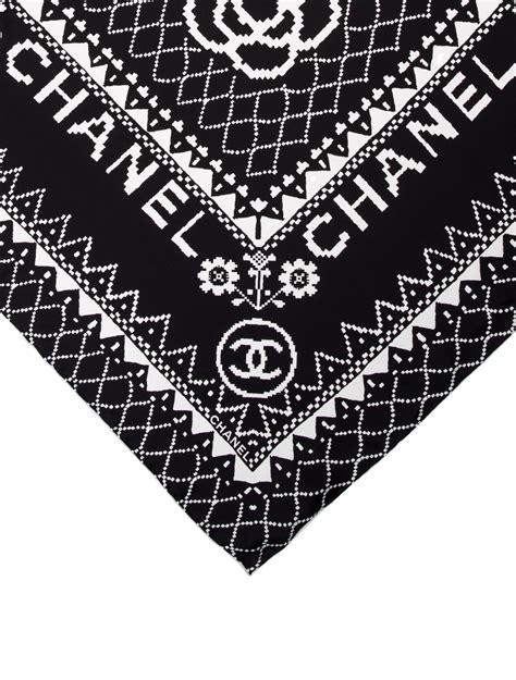 chanel cruise 2019 scarf|Chanel price of women scarf.